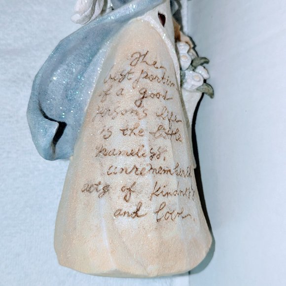 FOUNDATIONS By Karen Hahn Porcelain Angel Figurine  9" Tall - Picture 5 of 5